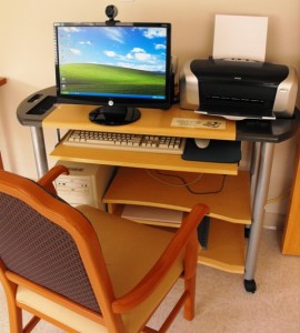 Keep in Contact with Family and Friends, Computer Access is Available