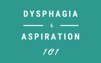 Helping people swallow: Dysphagia and aspiration 101