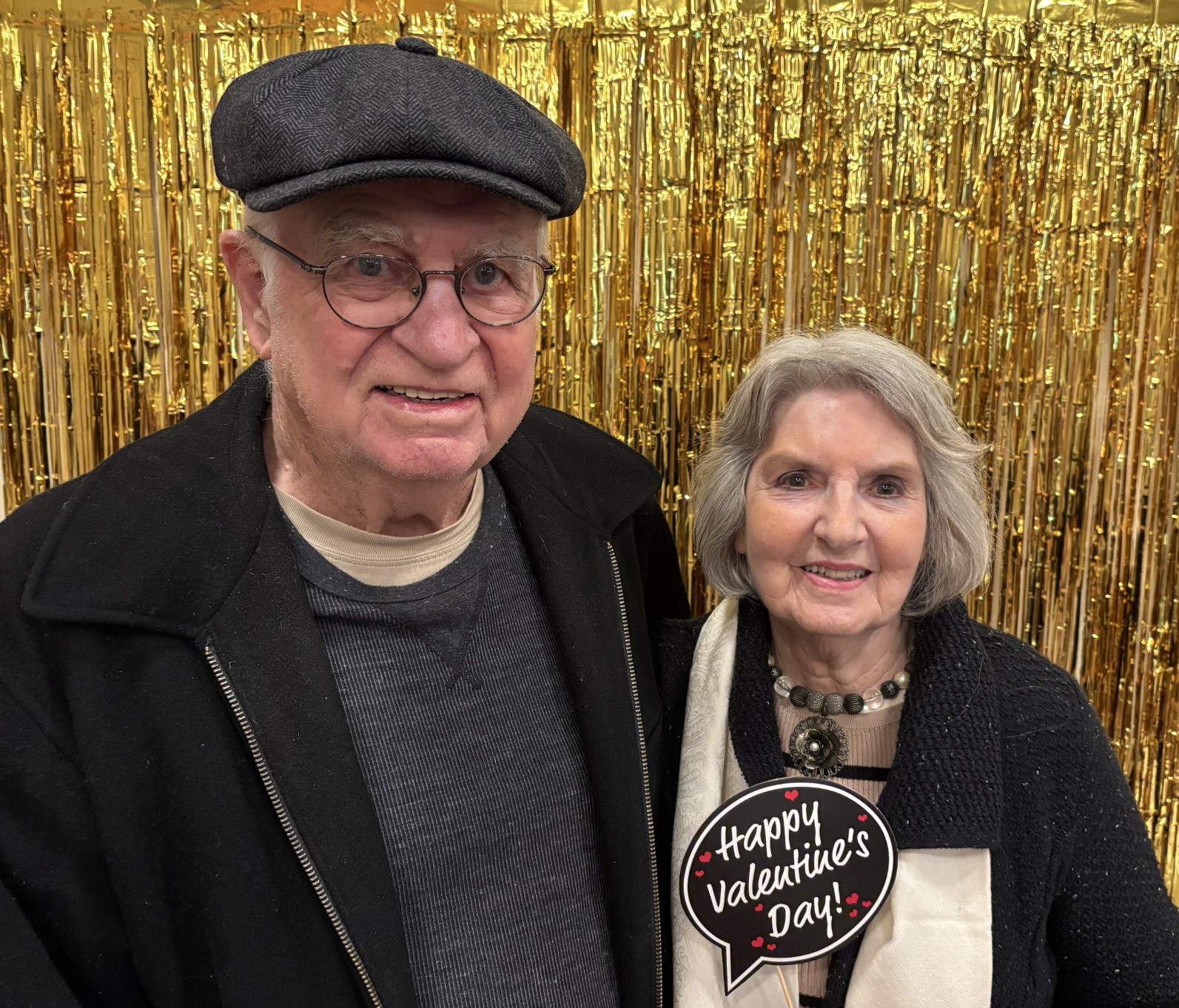 Herb with his wife, Bernace, at an event at CHCC.