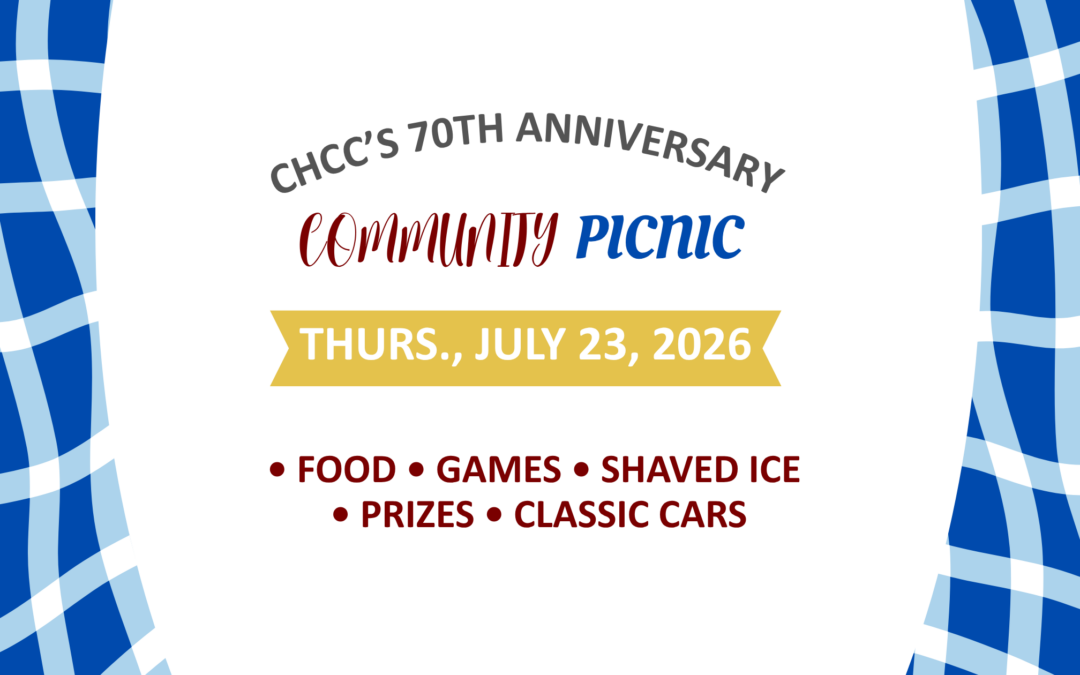 Celebrate 70 years of caring at CHCC’s free community picnic
