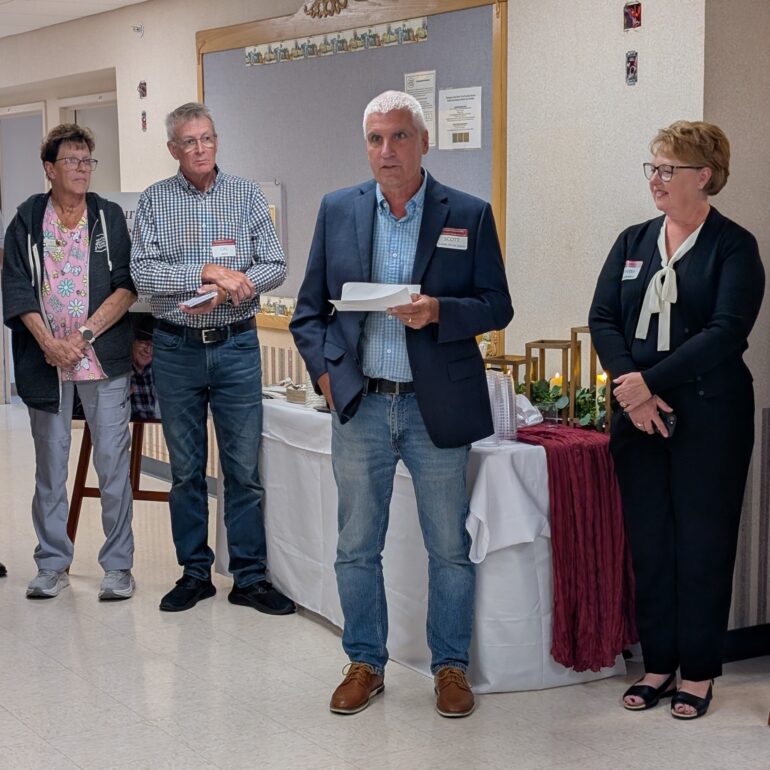 Photo of Lynden Mayor Scott Korthuis at CHCC's construction kickoff event.